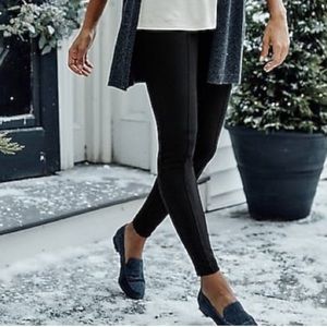 J.Jill Ponte Leggings Espresso Brown Size Medium NWT